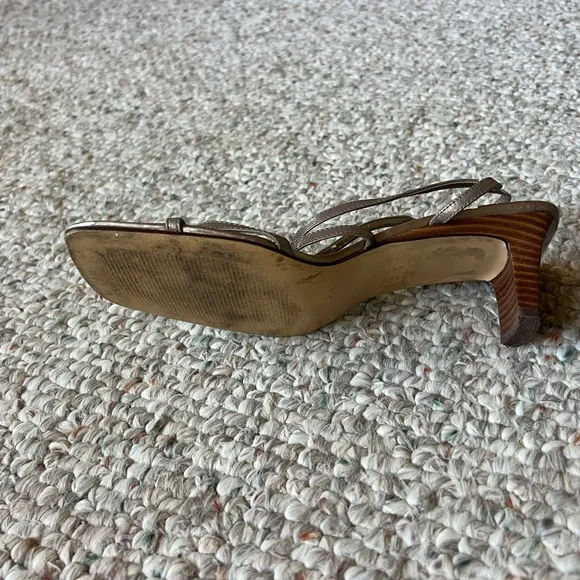 Bandolino Taupe Strappy Heels - Picture 4 of 8